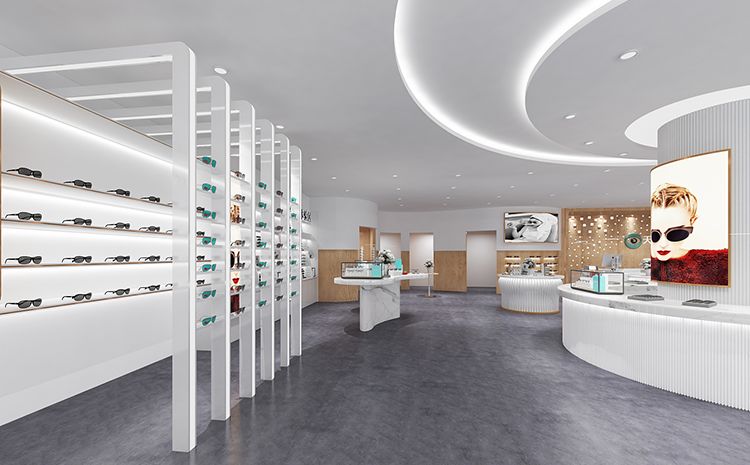 合肥眼鏡店裝修公司哪家比較專業？眼鏡店裝修設計圖
