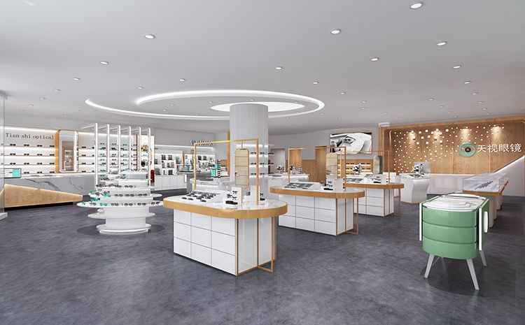 合肥眼鏡店裝修公司哪家比較專業？眼鏡店裝修設計圖
