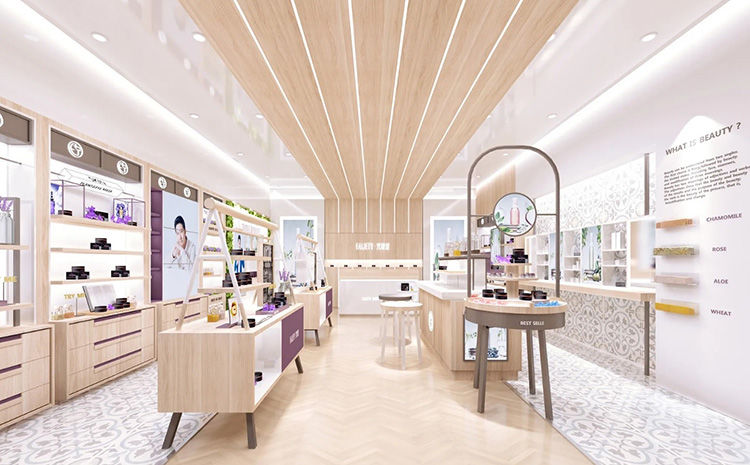 合肥化妝品店裝修關(guān)鍵的裝修要點，打造愉悅的購物環(huán)境